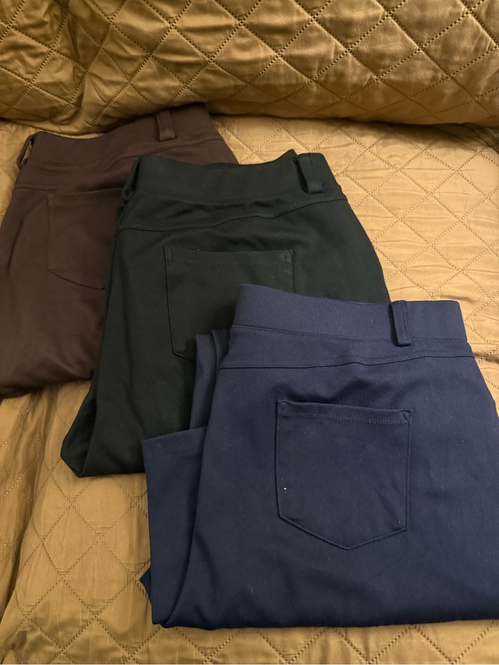 Lot of 3  TAPATA Ponte Work Dress Pants Separates Pull On XL P